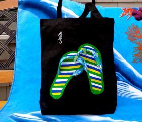 Flip Flop Tote Beach Bag